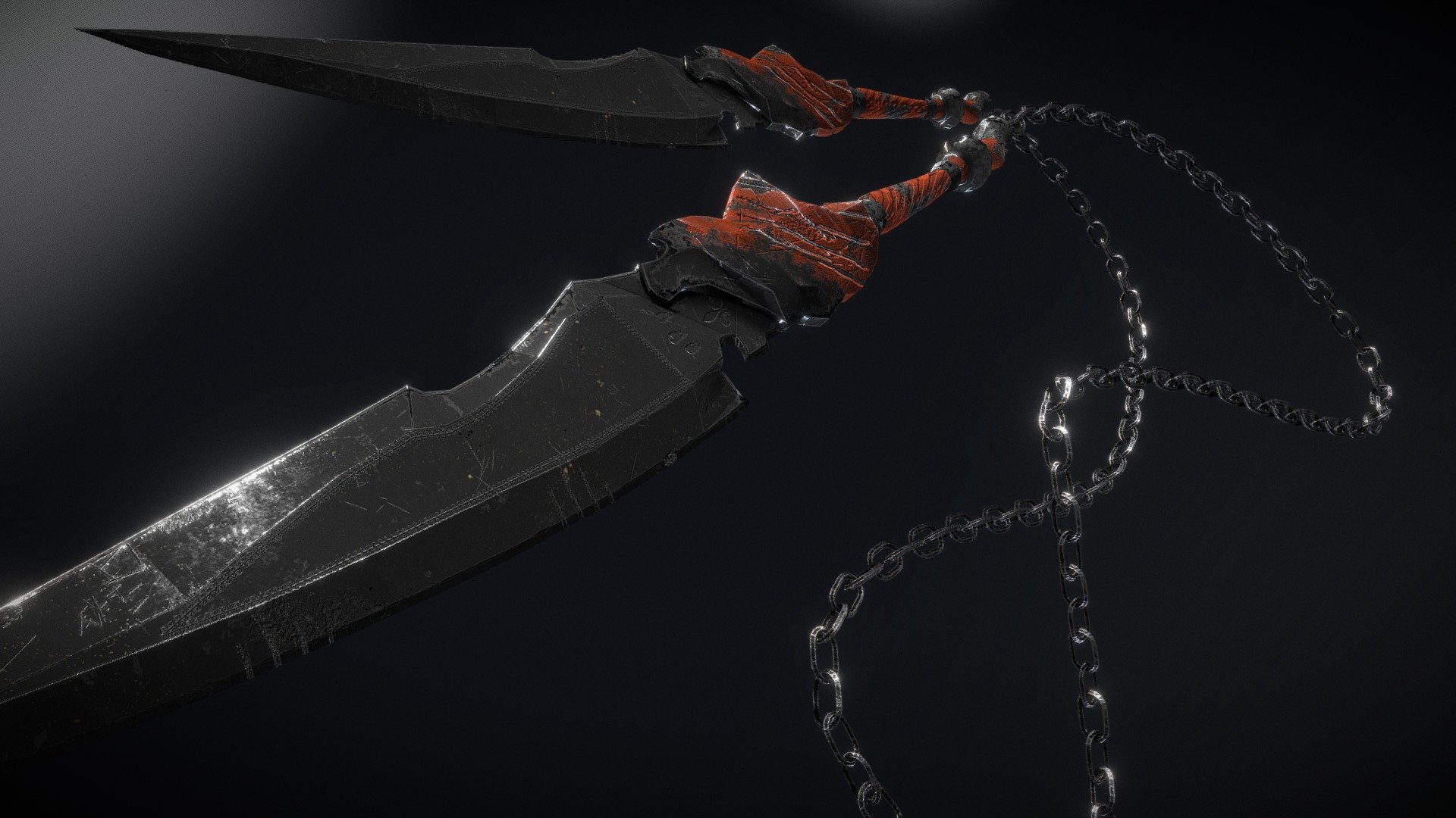 Demonic Twinblades - Stylized Weapon | FREE