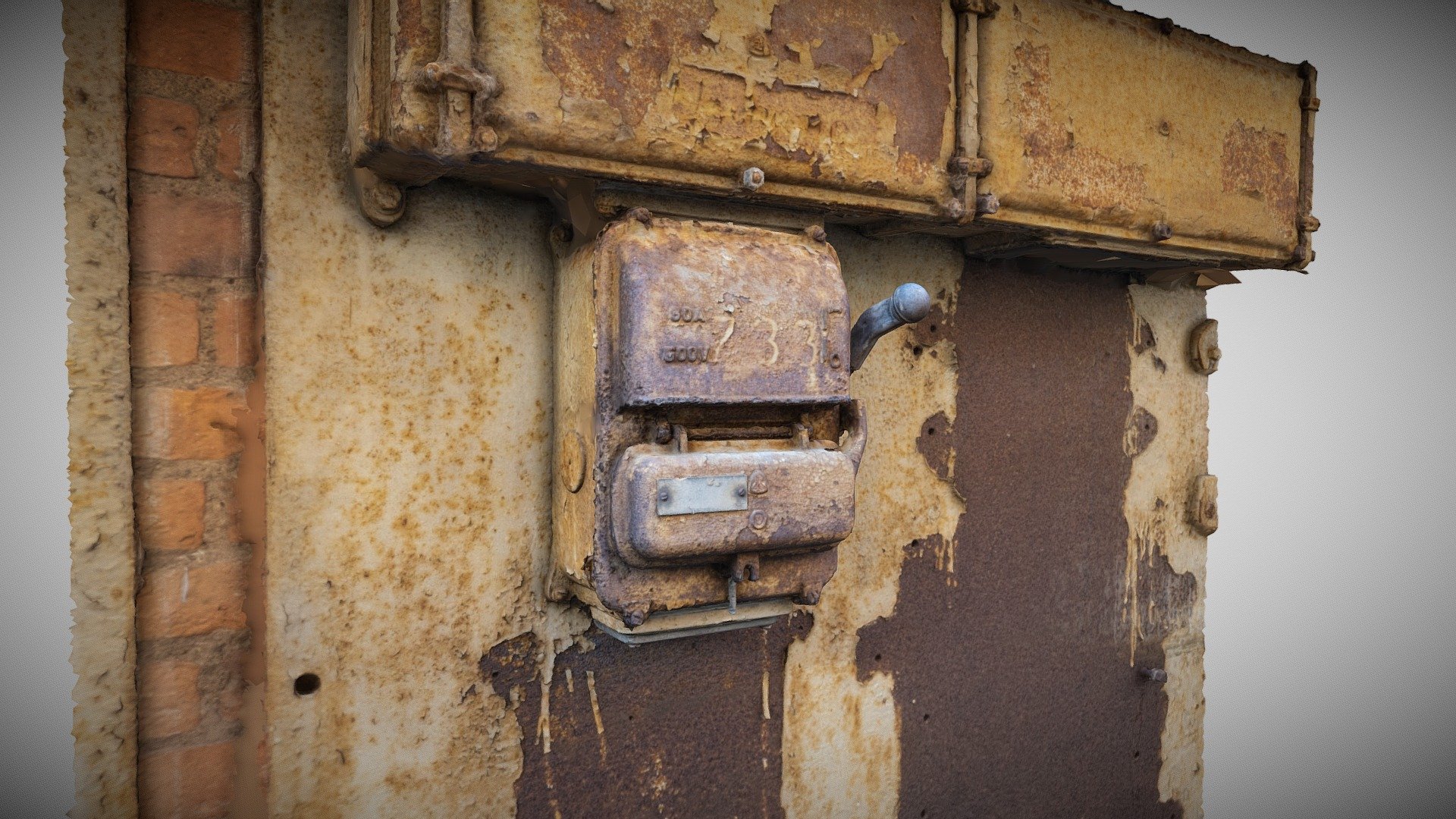 Old electrical switch box