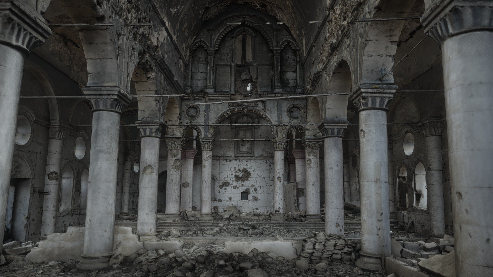 interior view of Orthodox Church of Al-Tahira