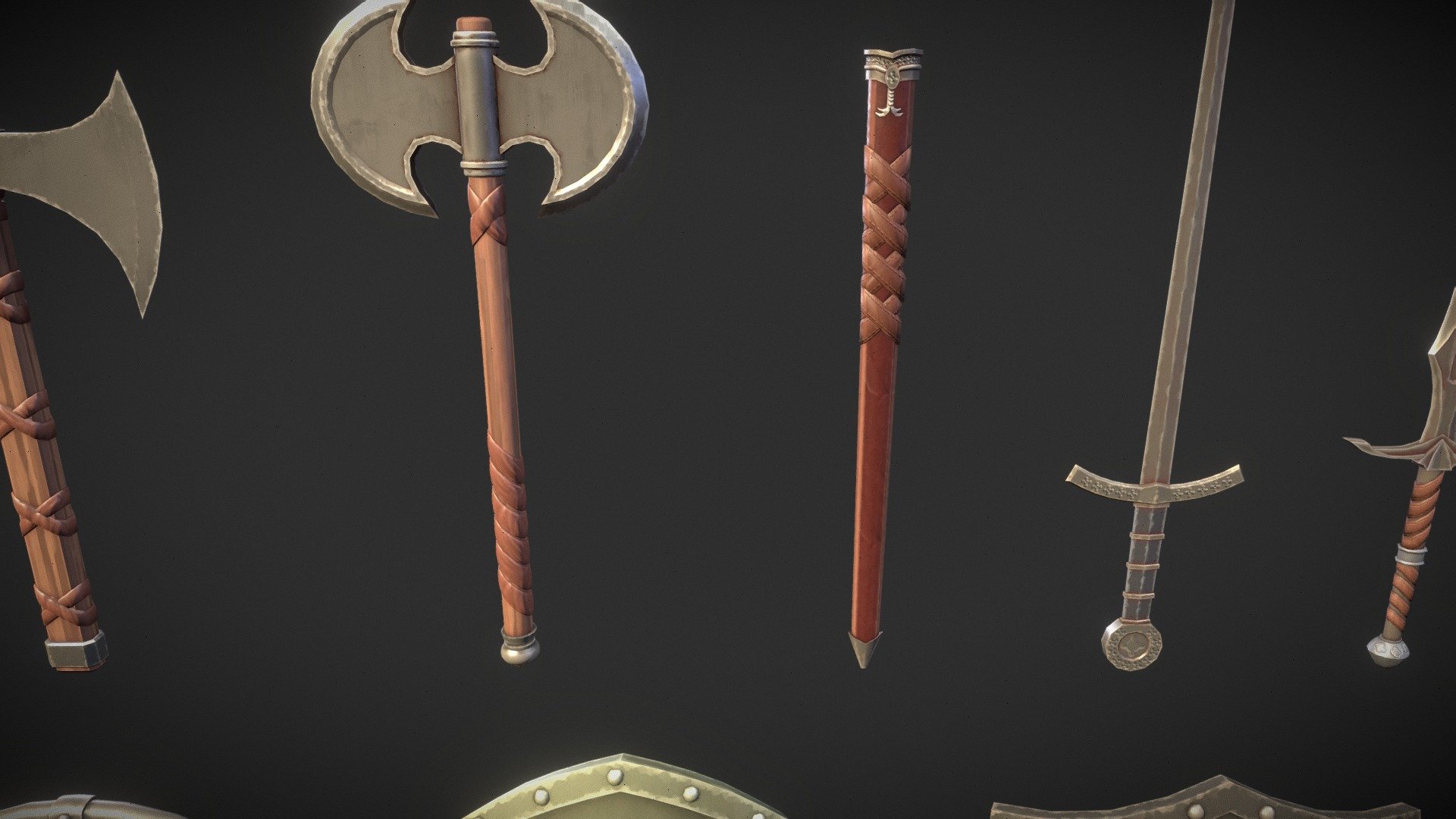 Stylized Medieval Weapon Pack