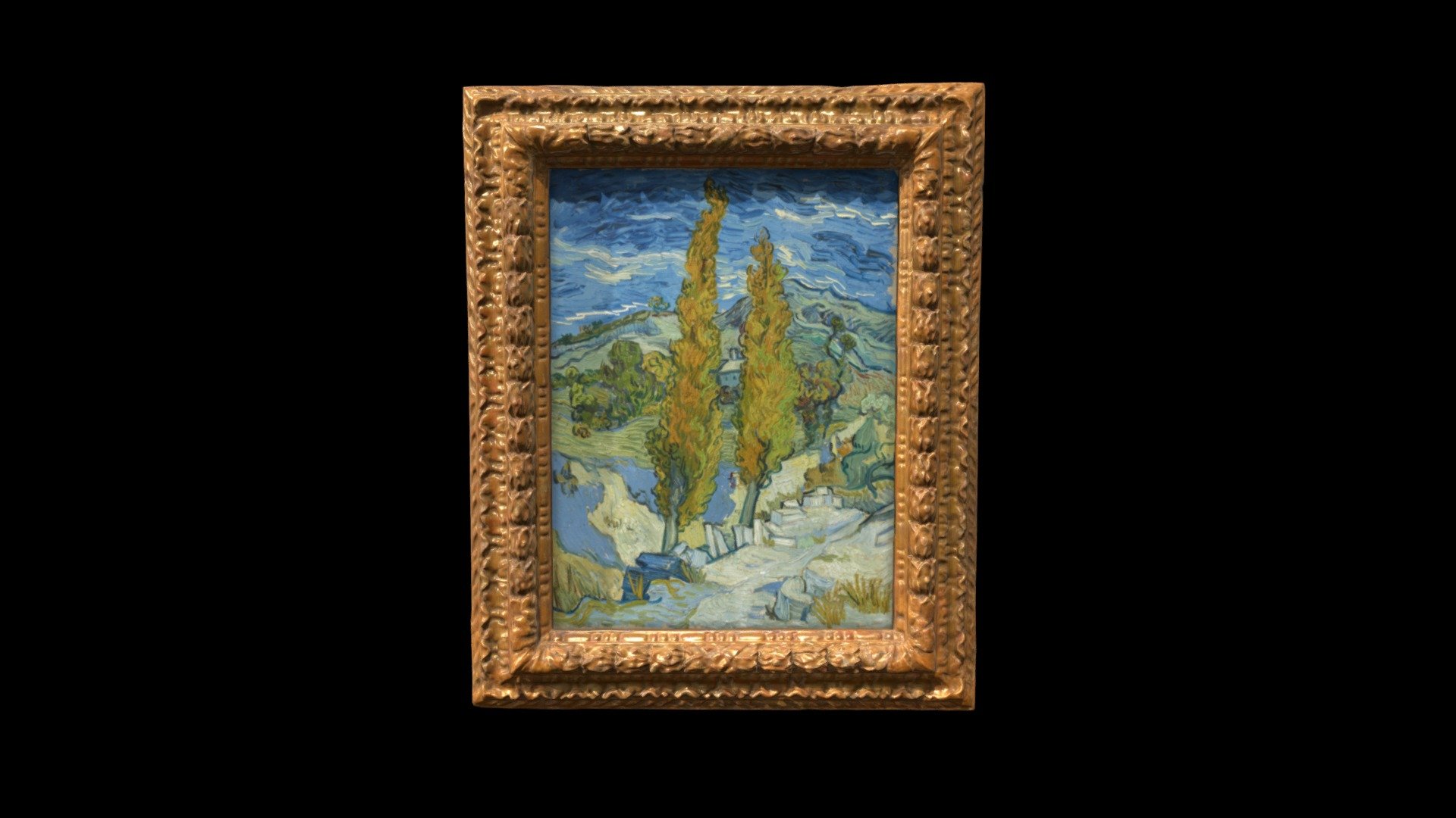 1958.32 Two Poplars in the Alpilles