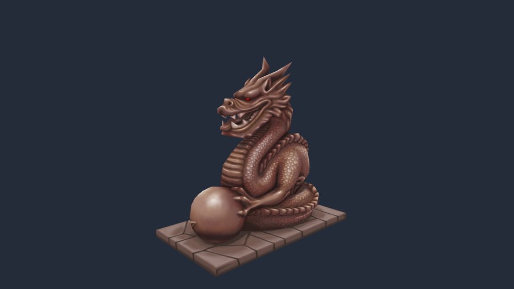 Japan Statue Dragon