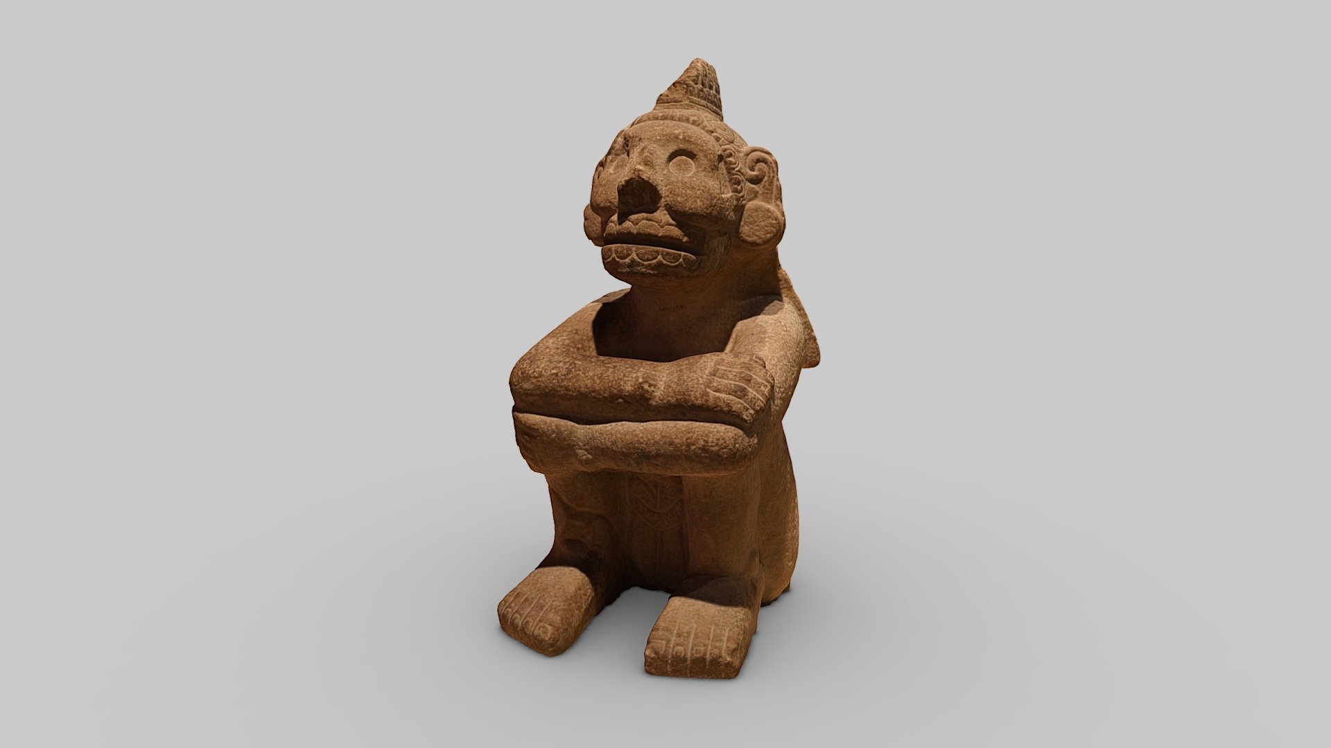 Seated Figure Of Mictlantecuhtli
