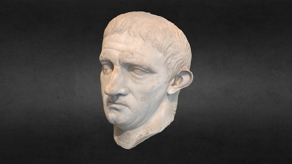 Portrait of Emperor Nero, Re-Carved as Claudius
