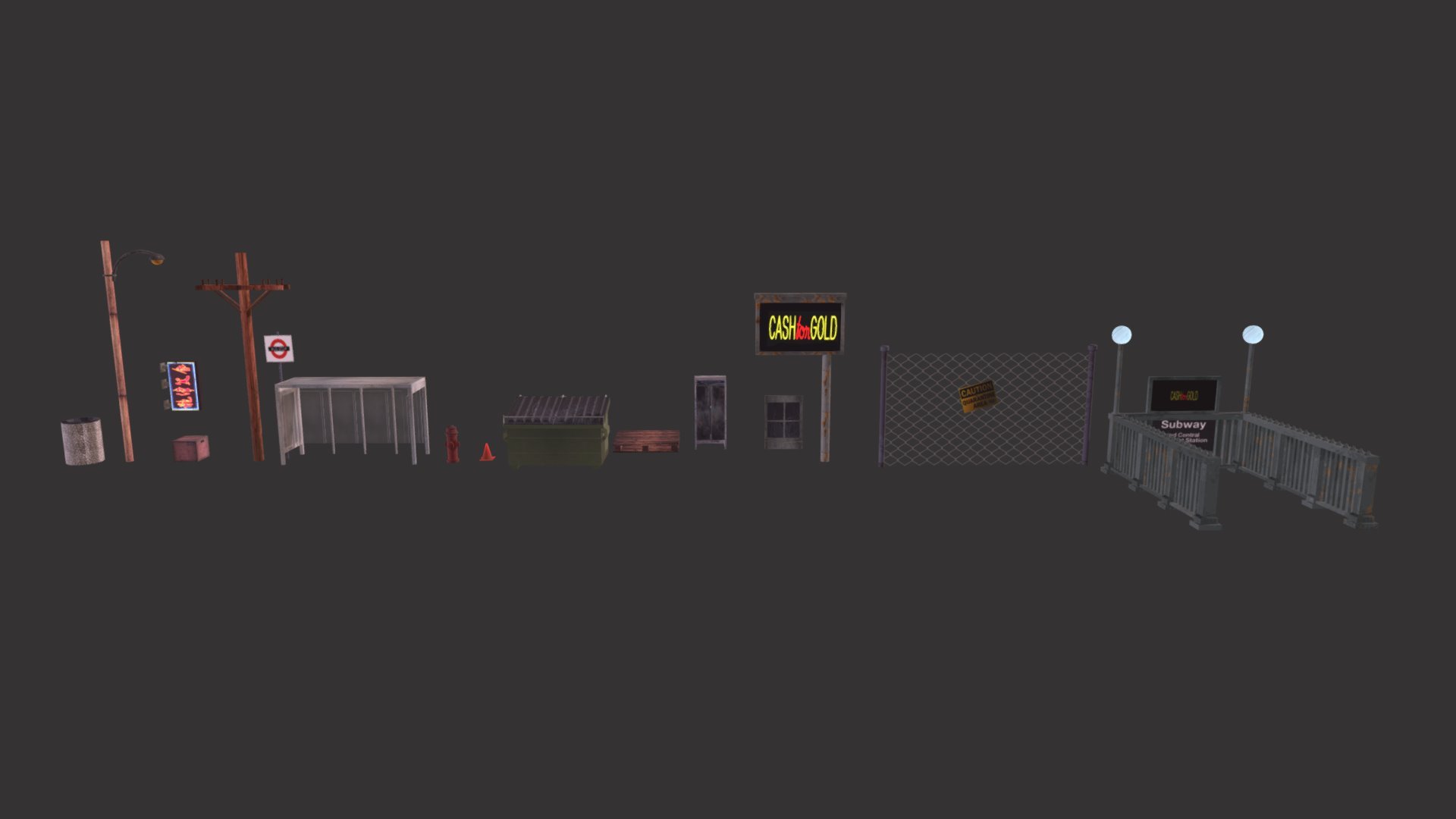 Urban City Prop Pack