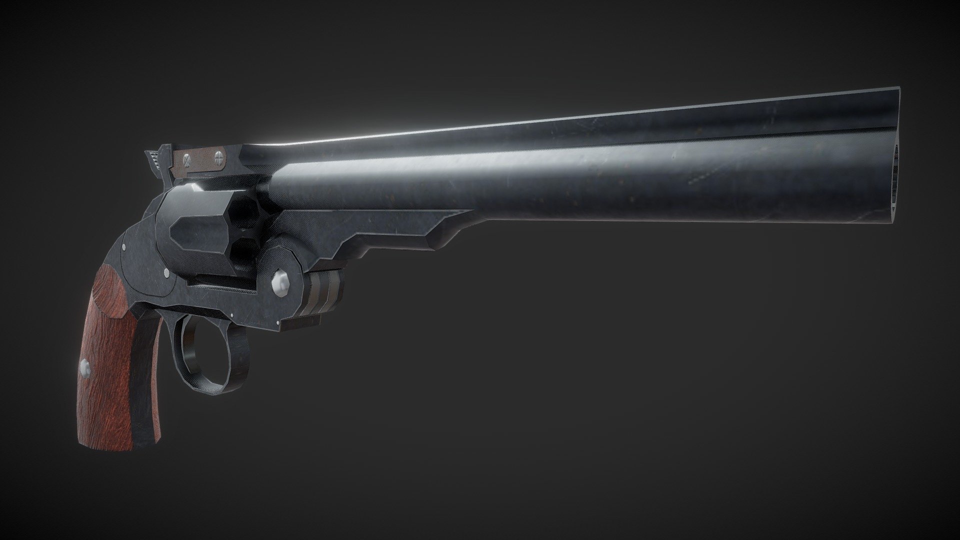 Schofield revolver (game ready)