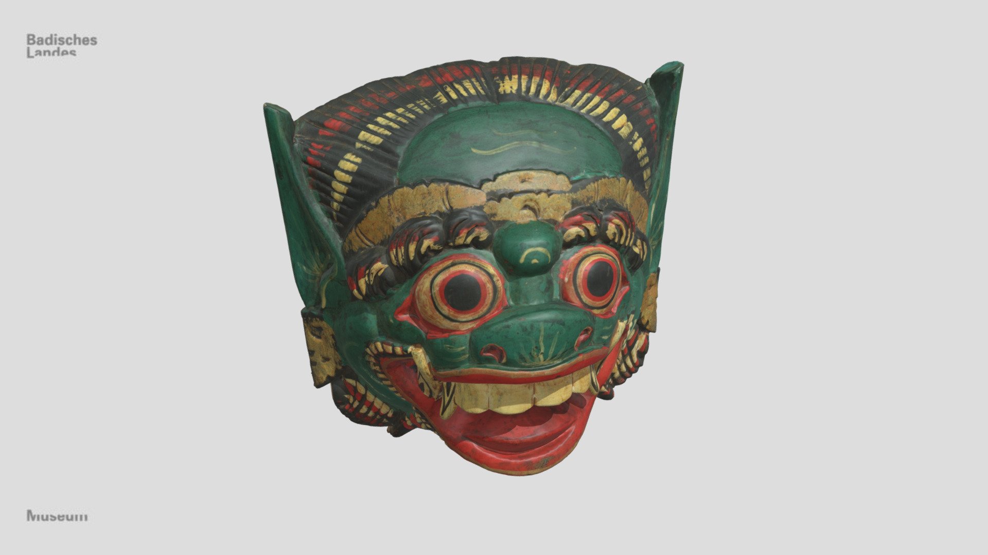 Exotisch wirkende Maske aus Bali