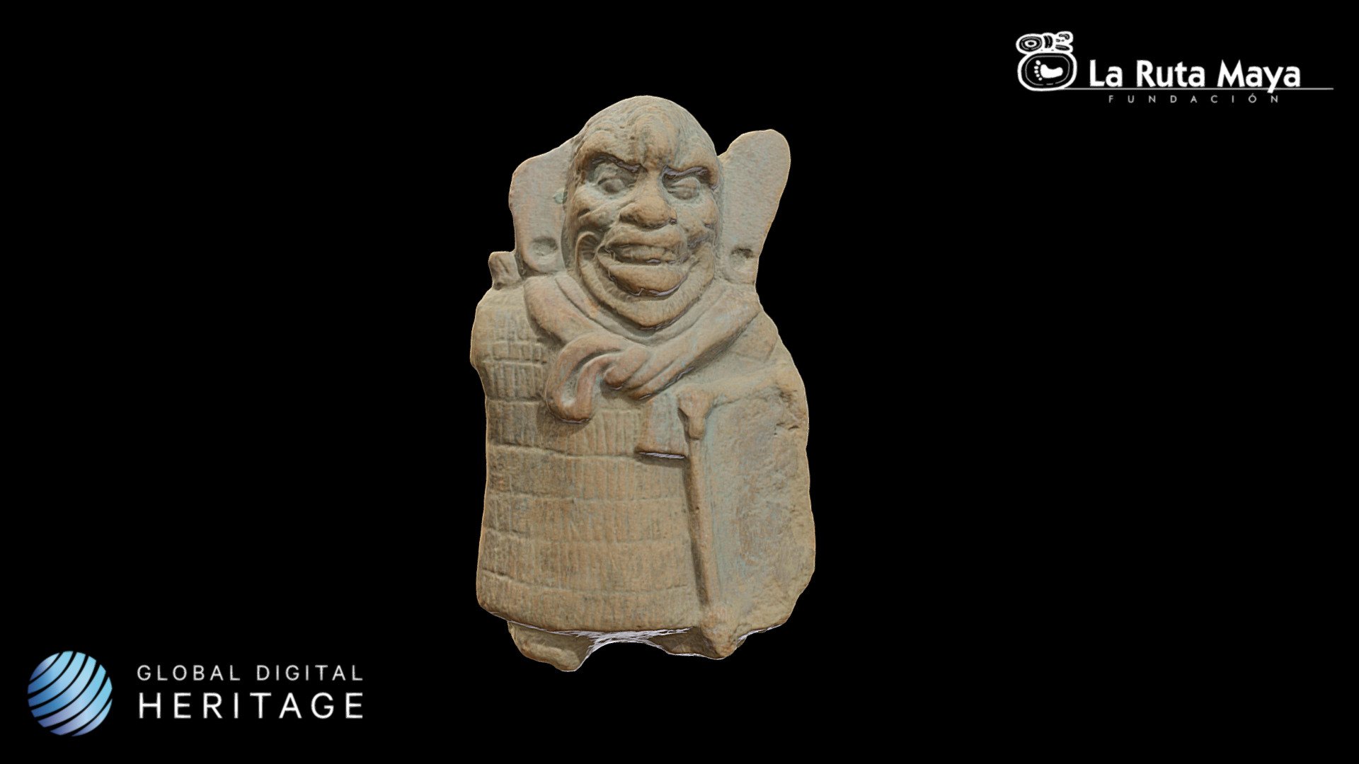 Whistle Depicting a Masked Warrior