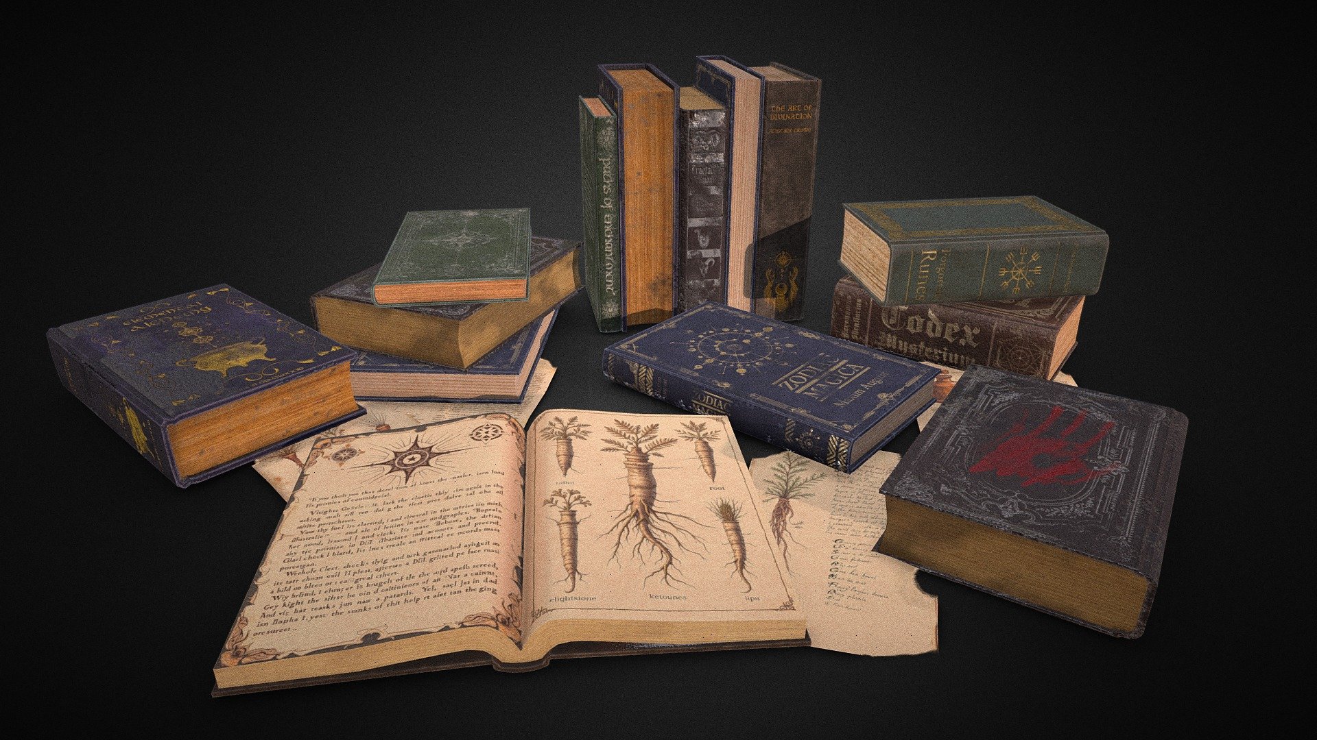 Magic book set