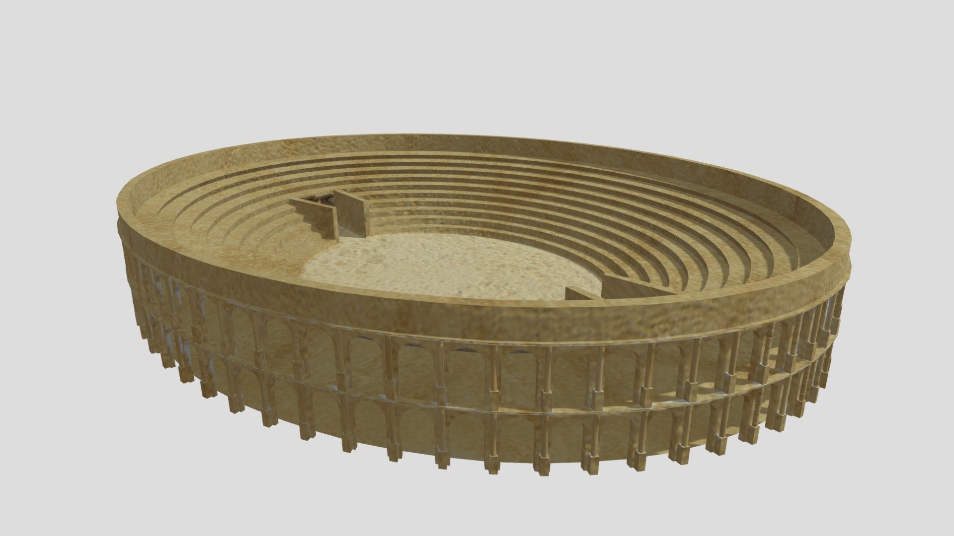 Low Poly Roman Amphitheatre (WIP)