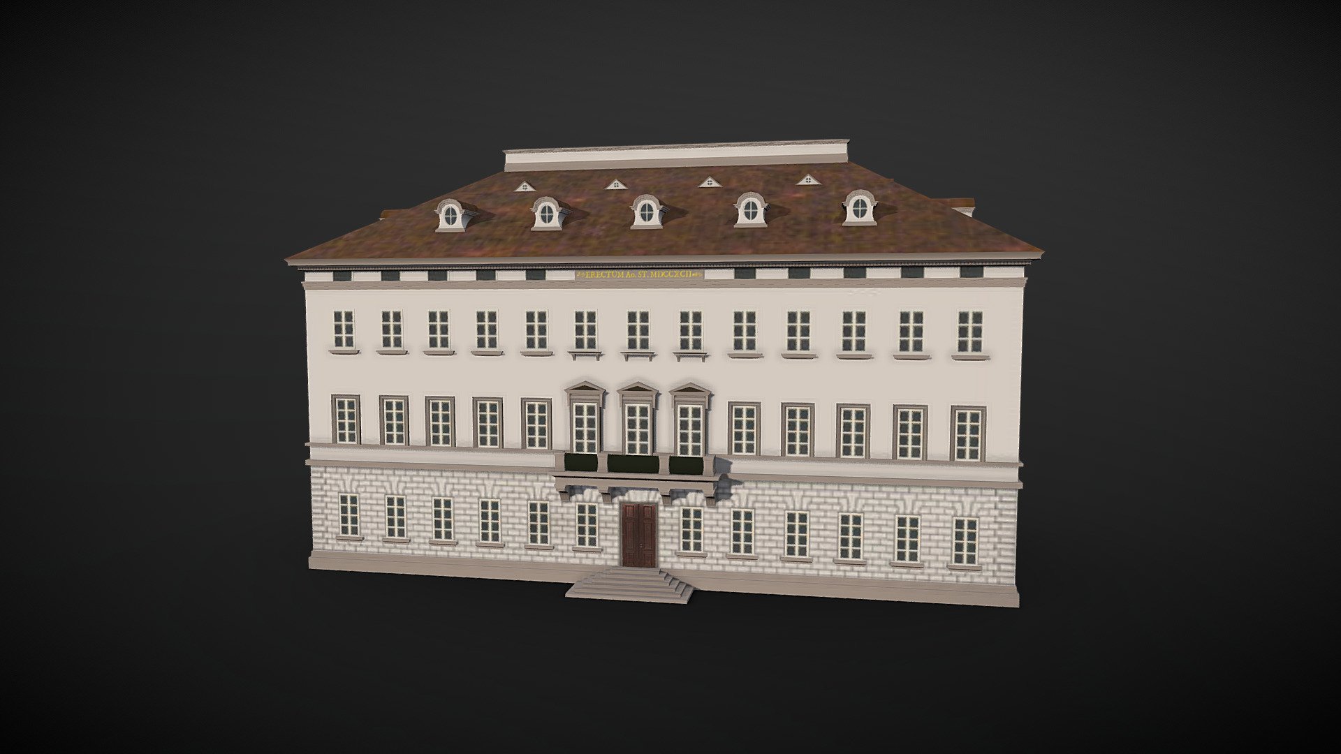 Peter Joseph Krahe - Draft of a Palace