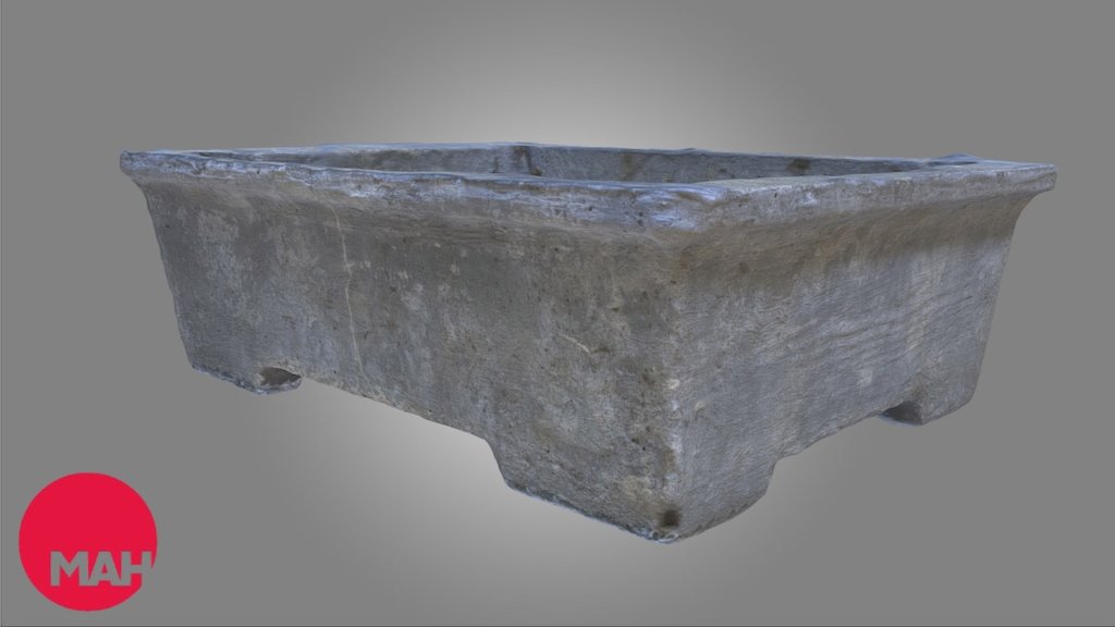 Cement Bonsai Pot
