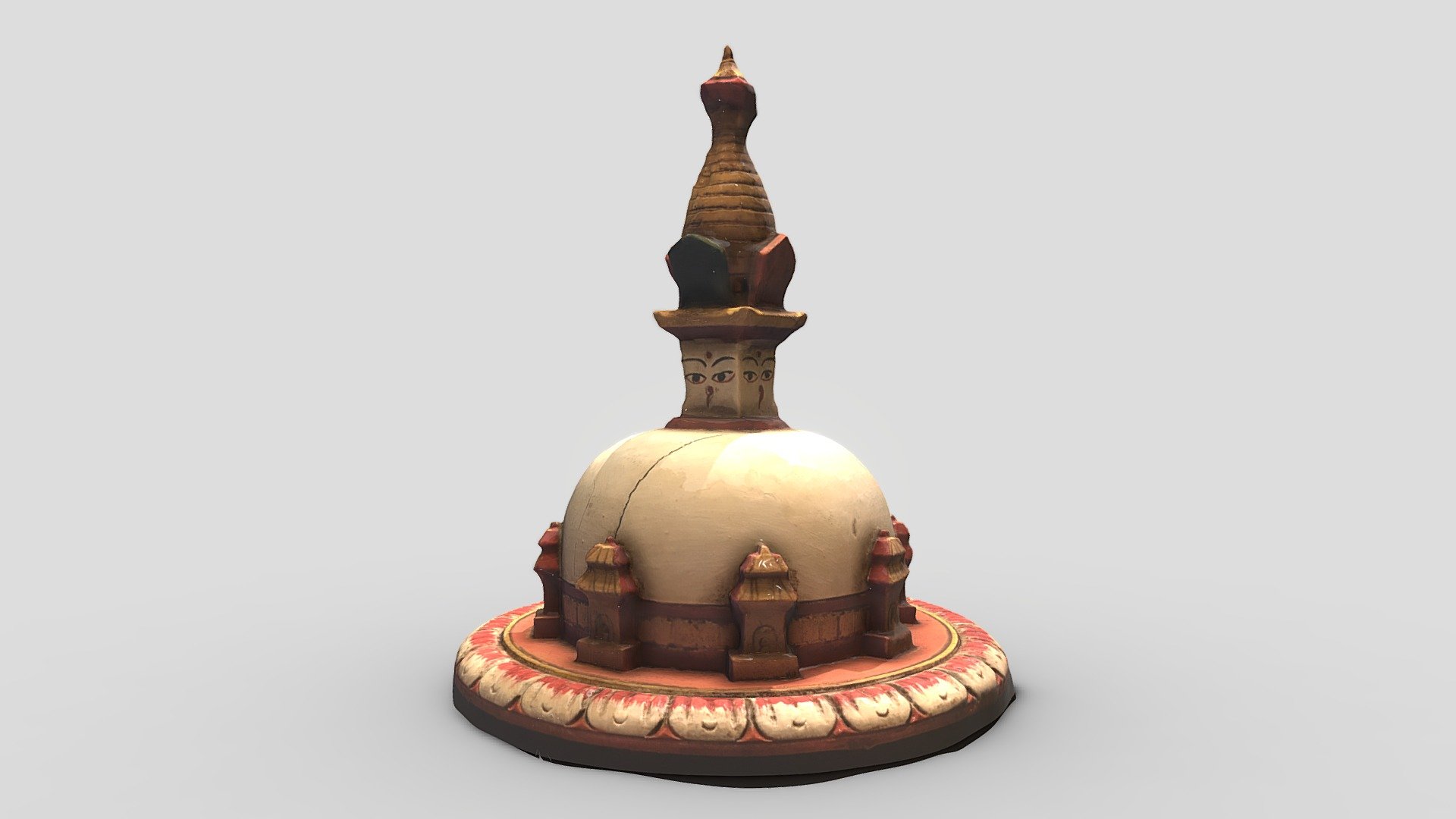 Wooden Stupa