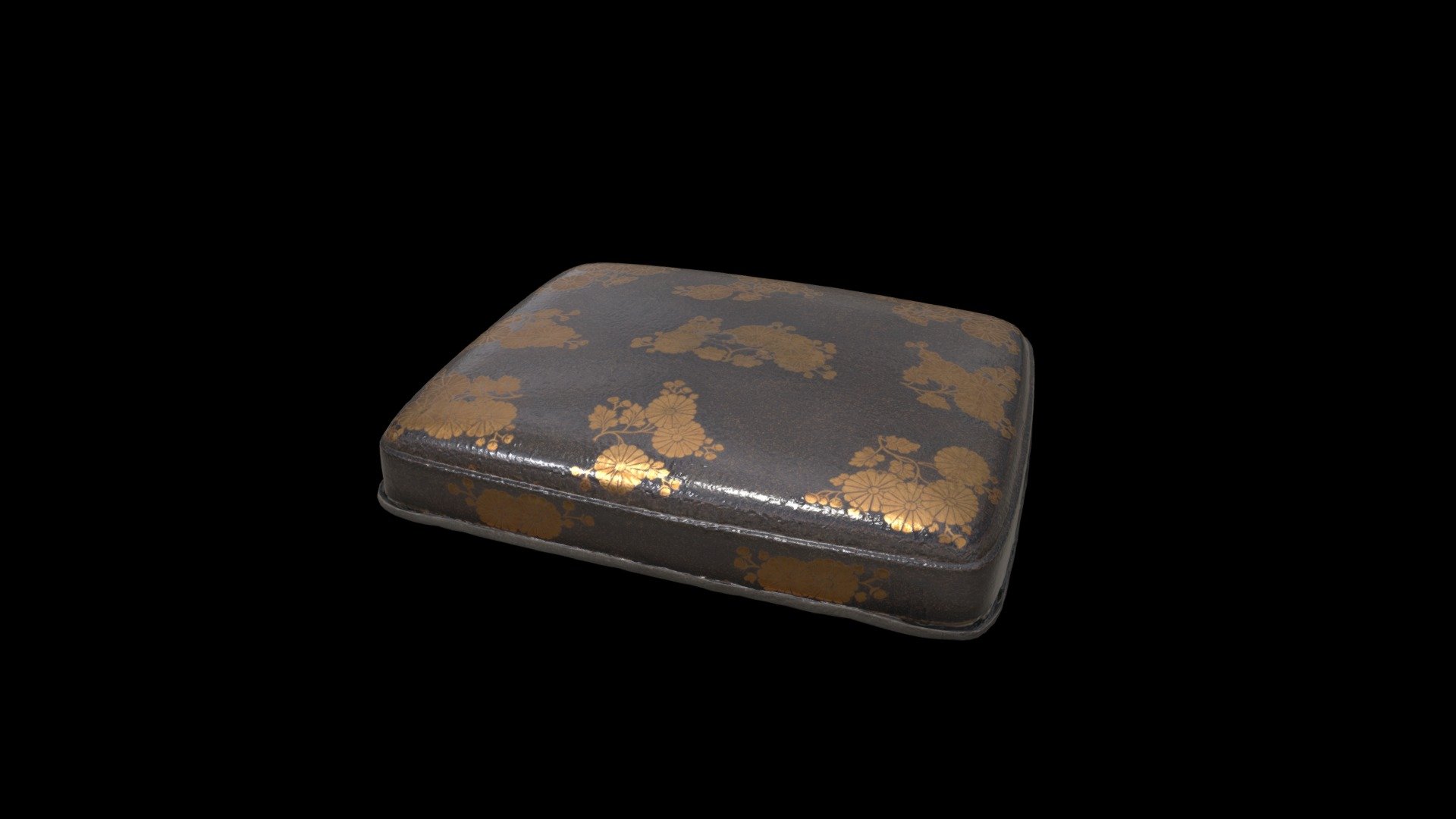 1963.513.b Box with Chrysanthemums (lid)