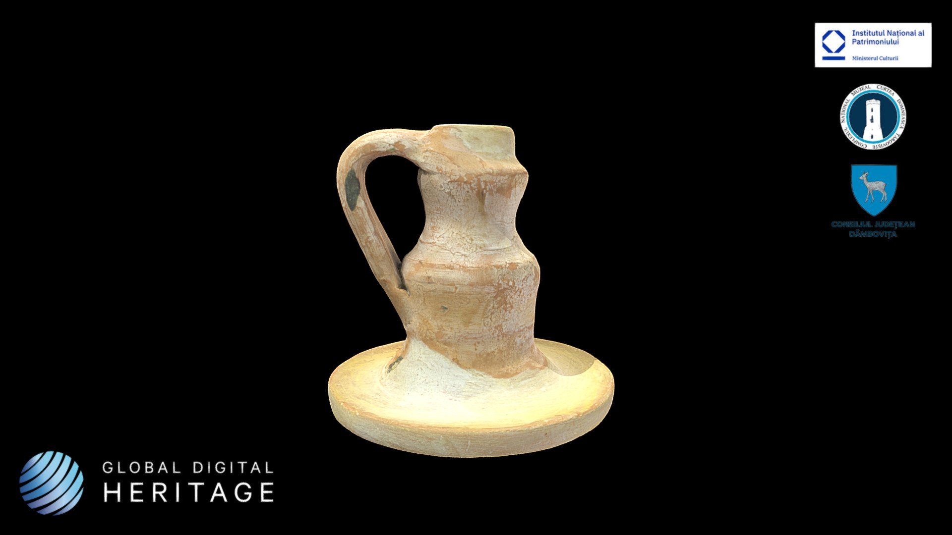 Ceramic candlestick