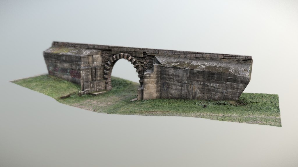 Hitler highway, unfinished bridge at Ostopovice