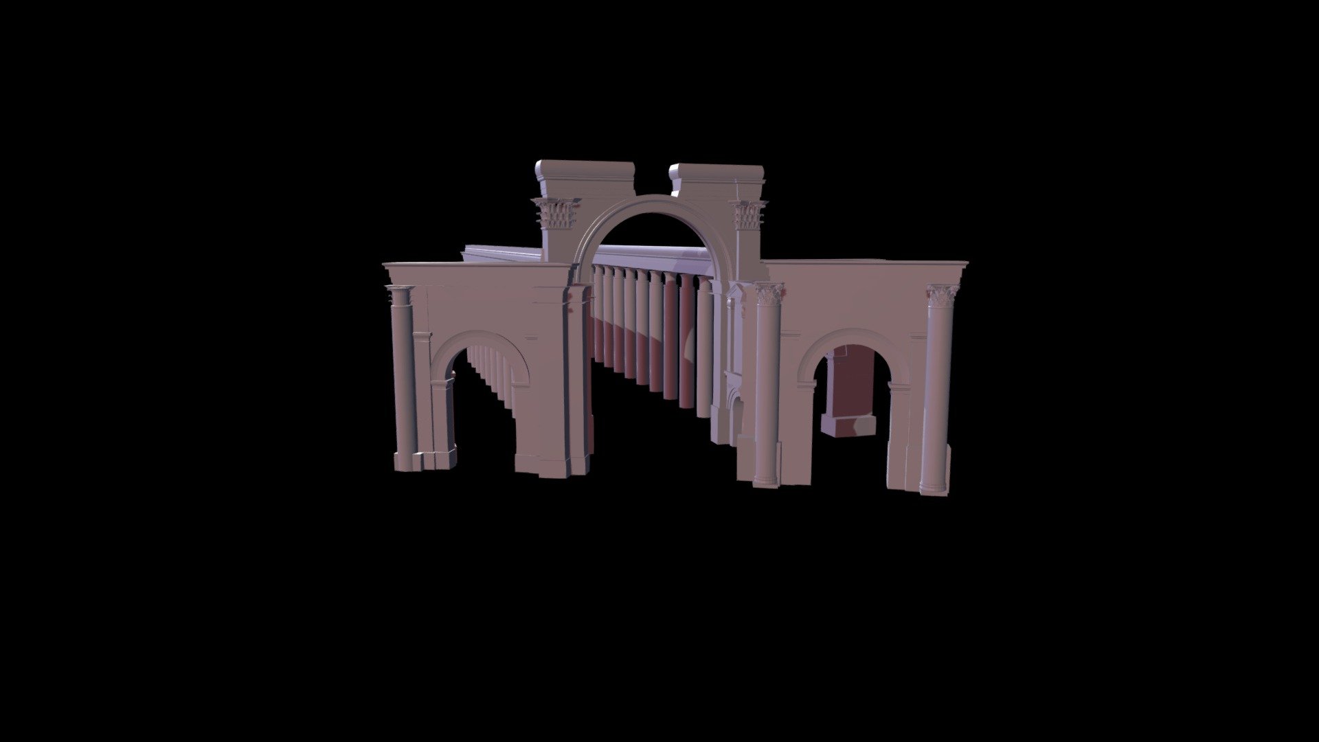 Triumphal Arch (with Colonnade)