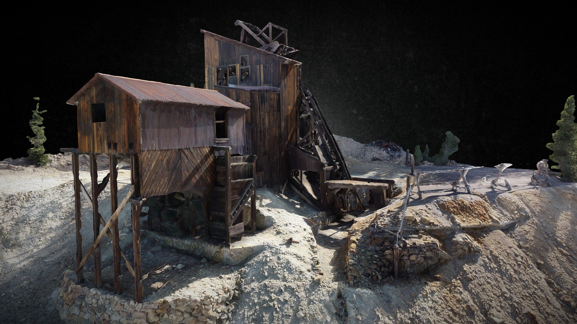 The Frontenac mill near Idaho Springs,CO