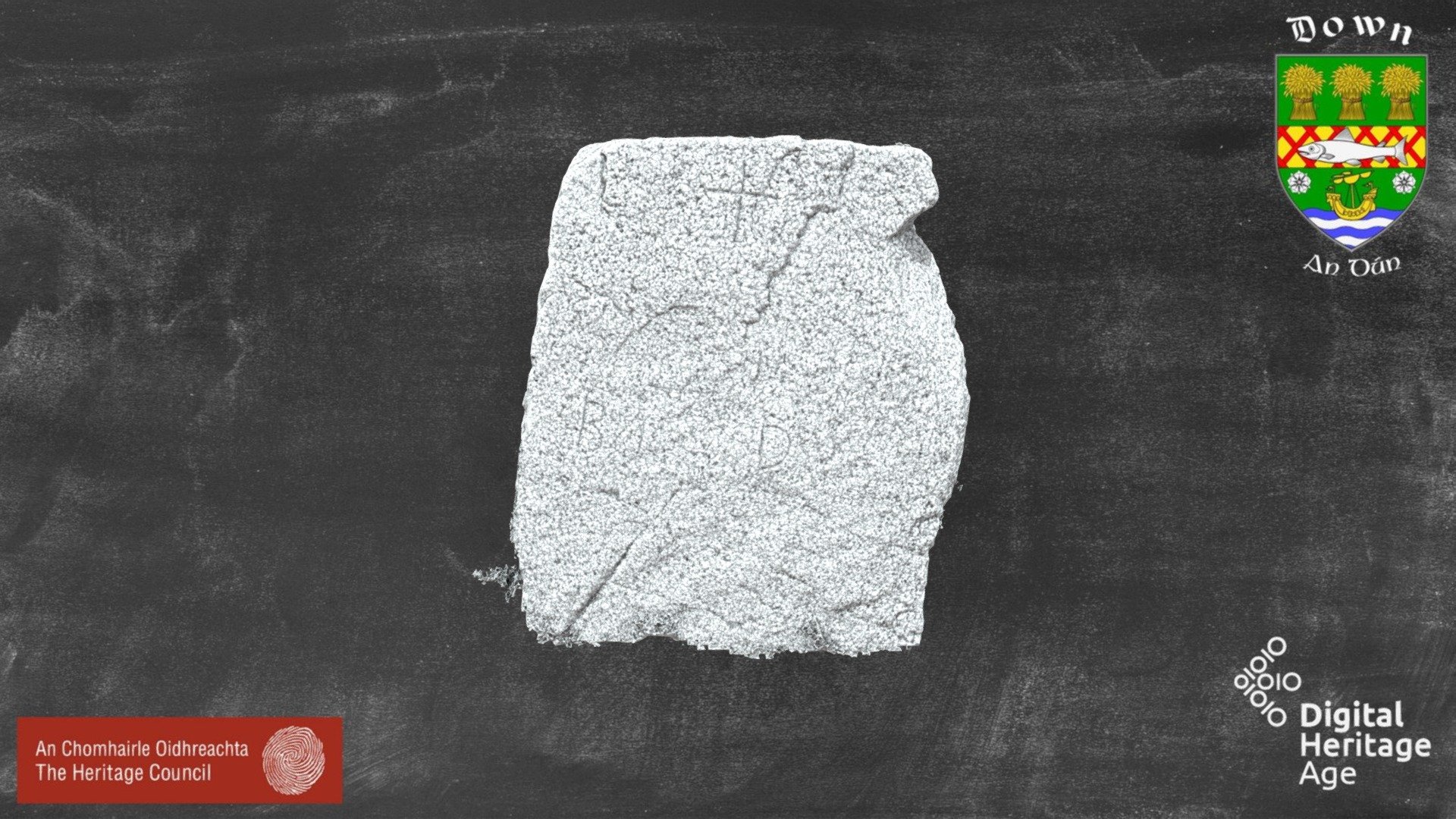 DOW047:042 - Cross Inscribed Stone 4