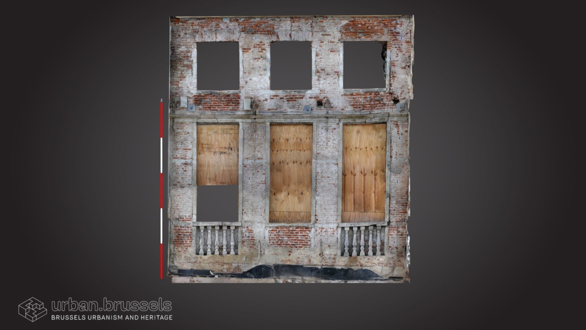 Façade - rue de l'Etuve 53, Bruxelles