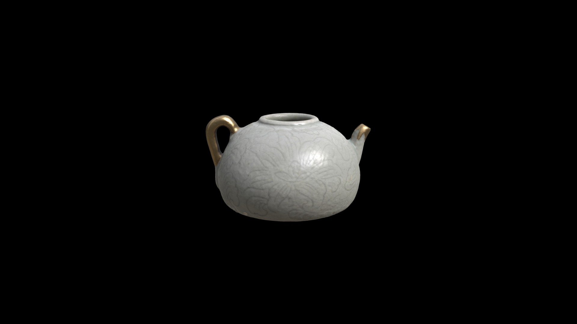 1928.172 Wine Ewer with Incised Scroll Design