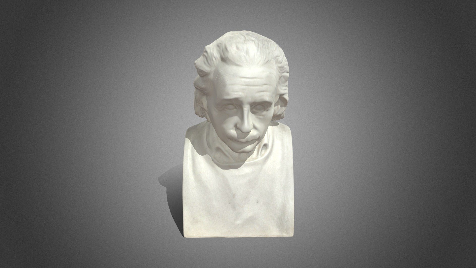 Marmorbüste: Albert Einstein