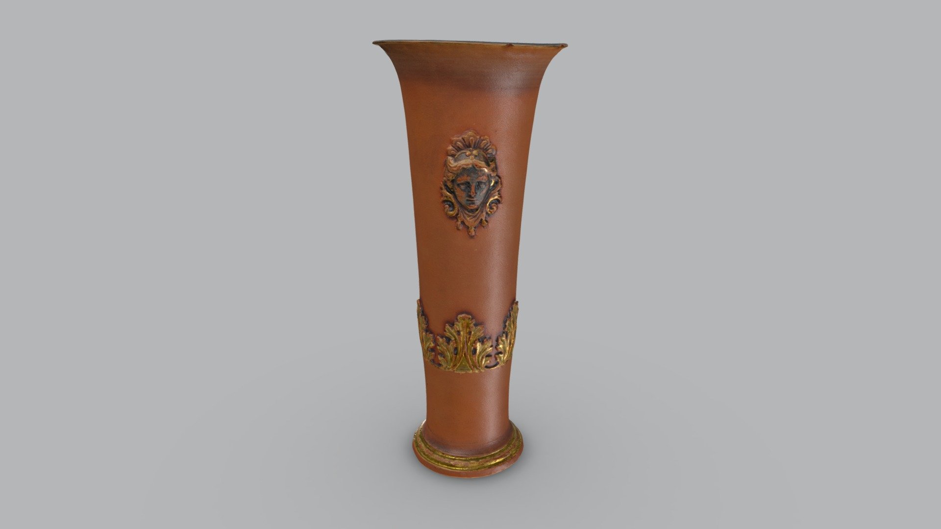 Vase mit ornamentalen Reliefs, Meissen