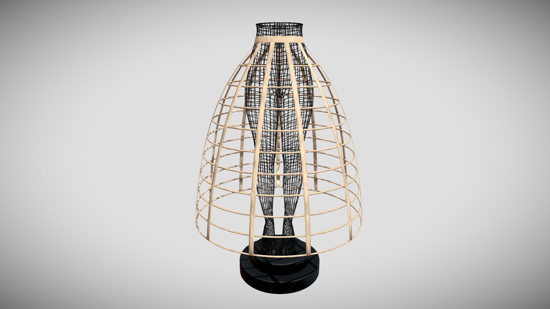 Crinoline (1859) - a digital reconstruction