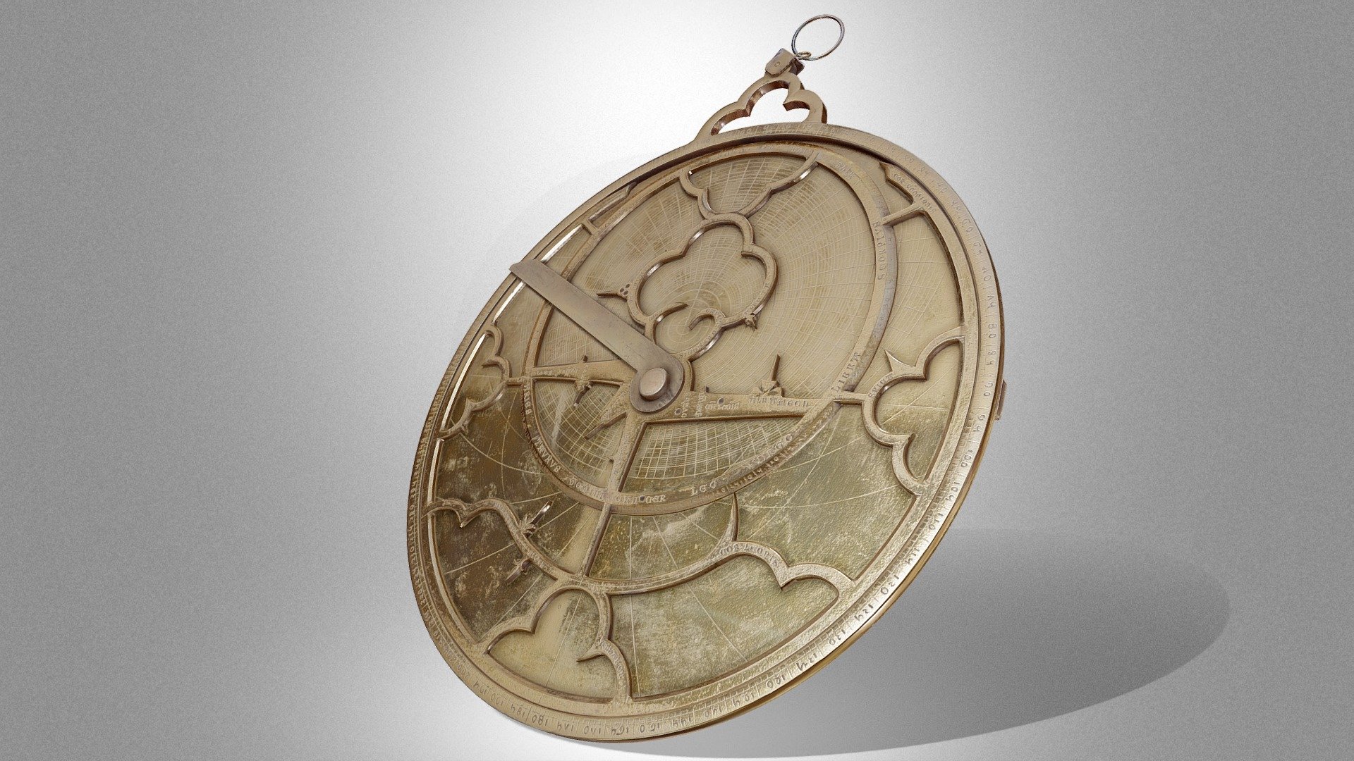 Planispheric astrolabe