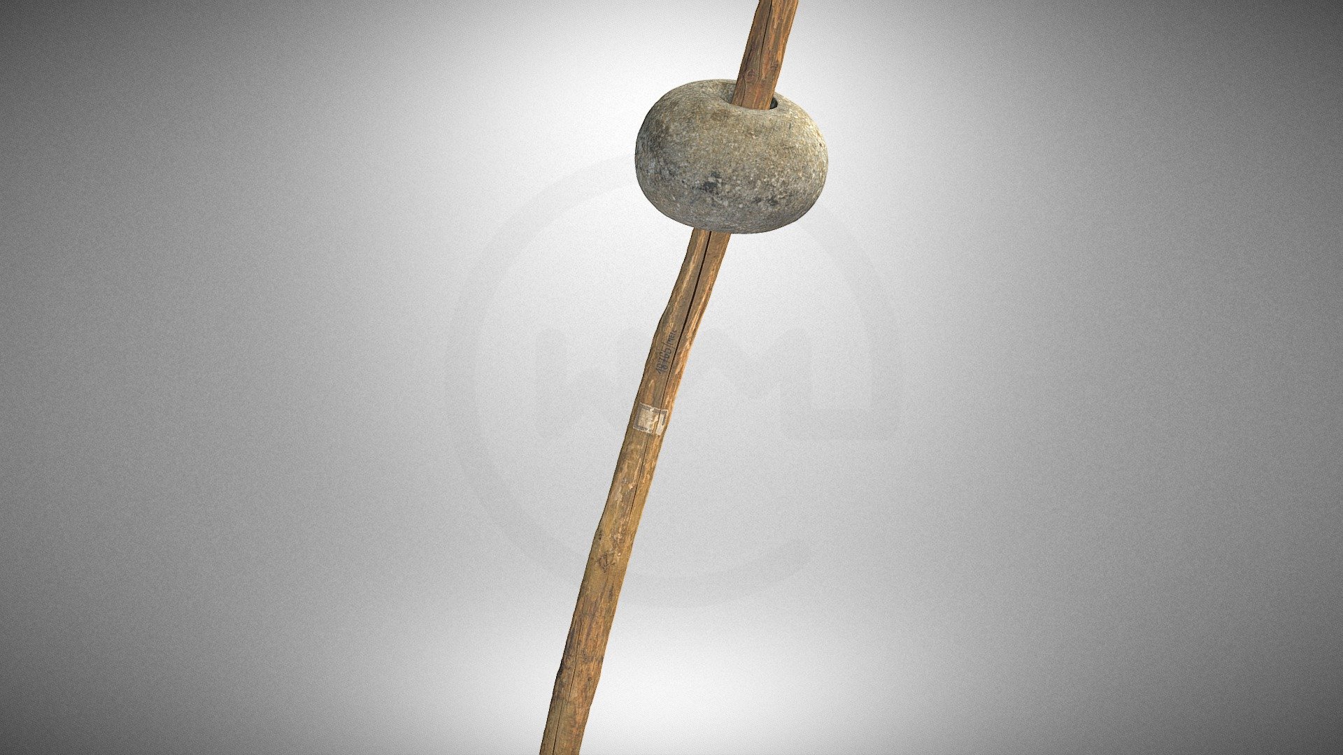 Weighted stick – tool for digging up tubers