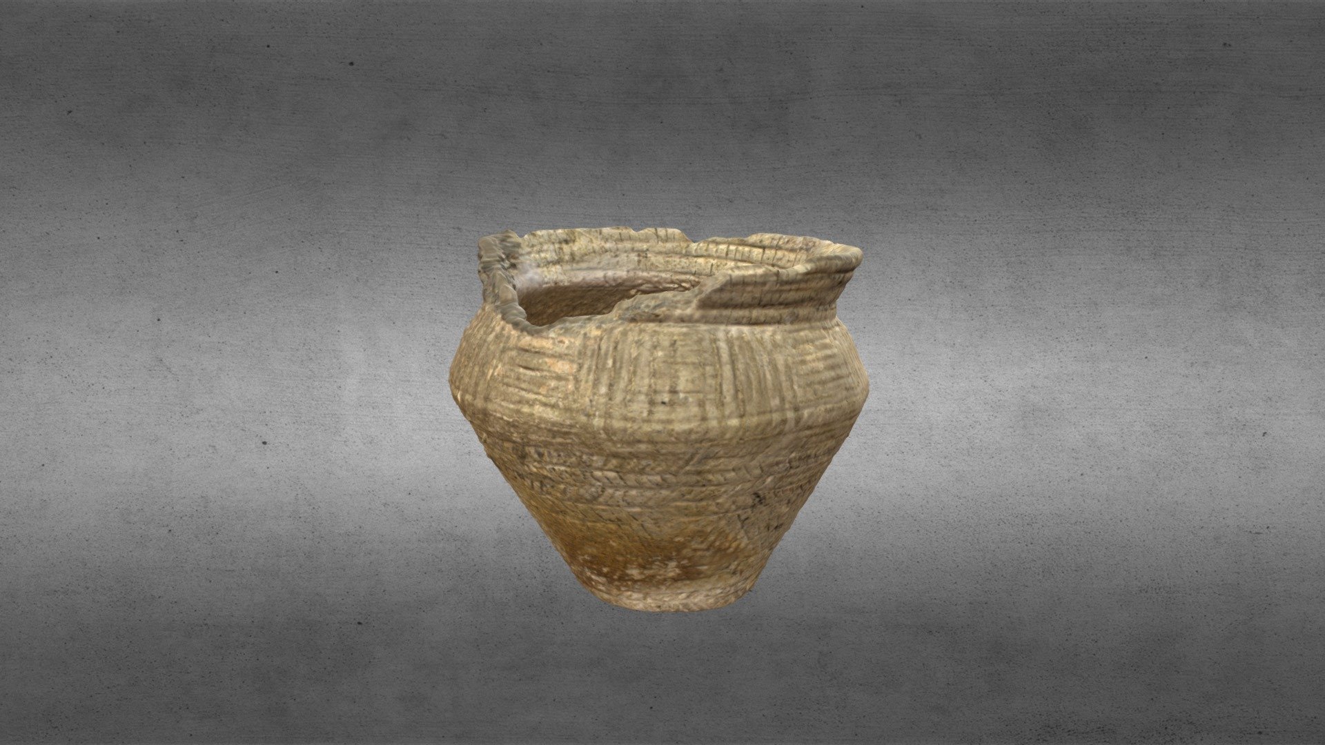 Incised-groove Vase Food Vessel