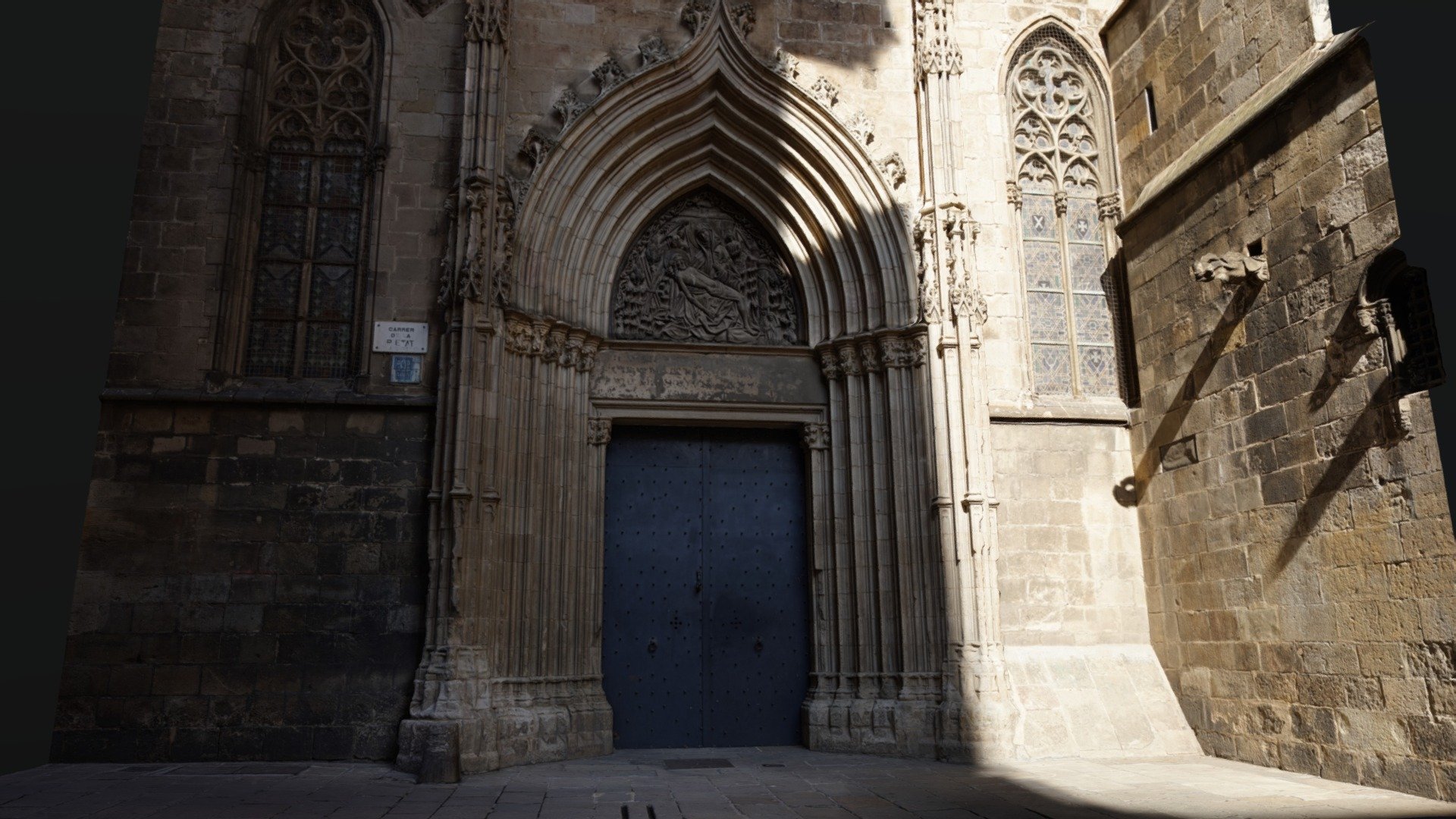Cathedral of Barcelona - Side Entrance