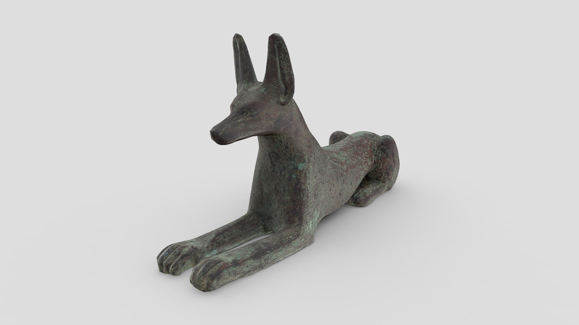 Statuette Of A Jackal - Optimised Re-Upload