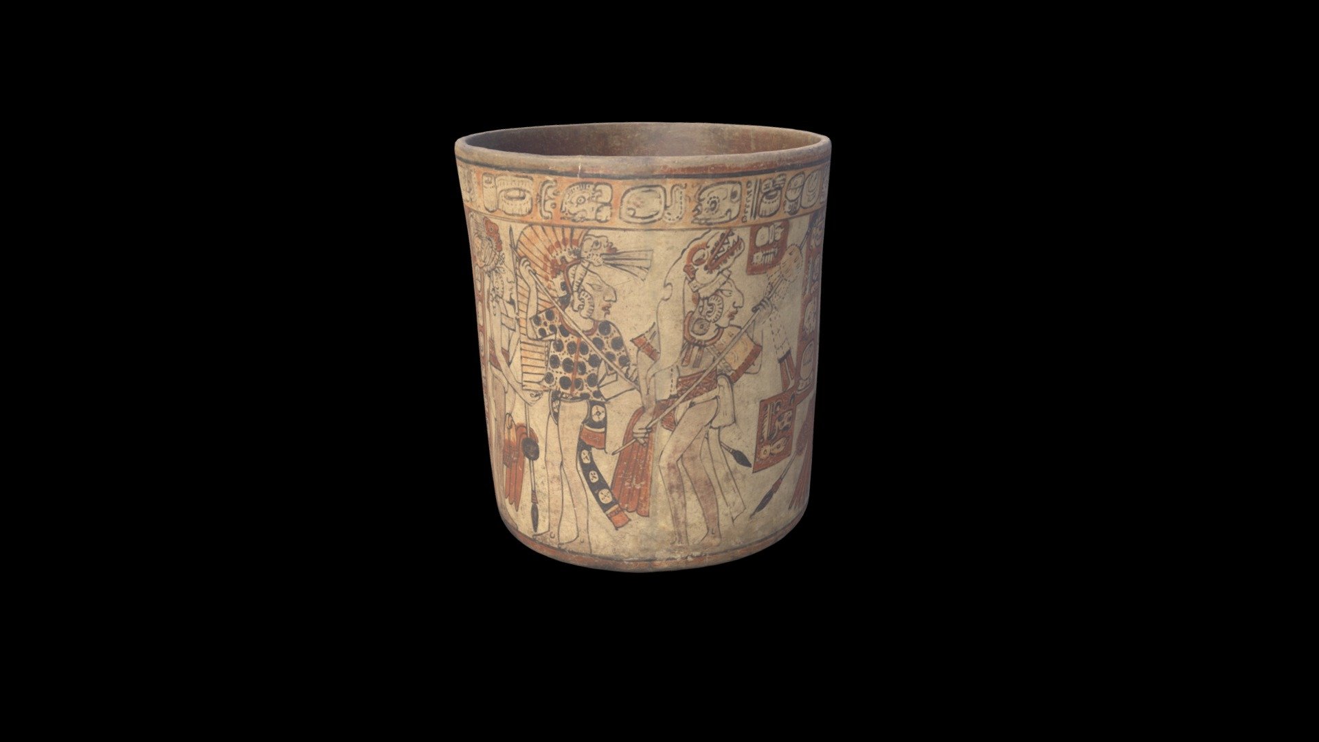 2012.32 Vessel with Battle Scene