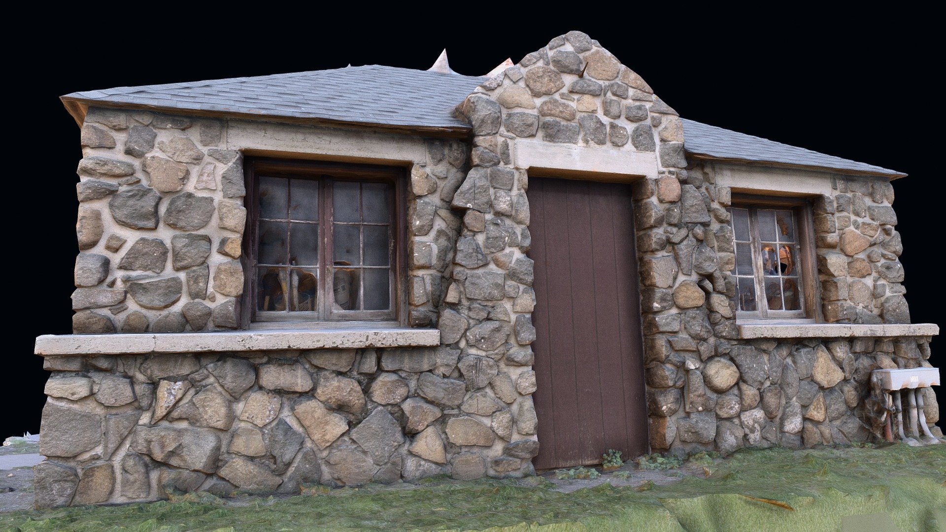 Building at Camp George West: test