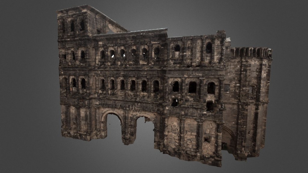 Porta Nigra - Roman city gate in Trier, Germany
