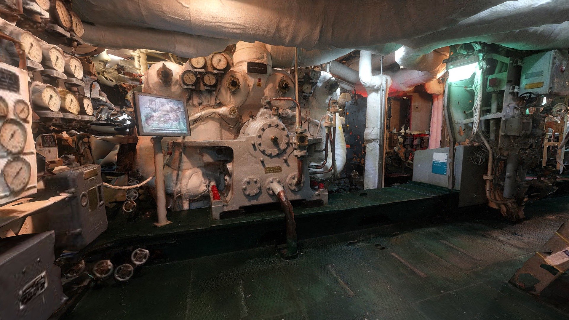 HMS Belfast Engine Room