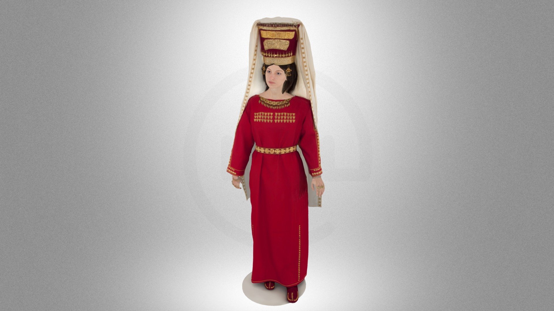 Costume of a Scythian princess from Ryzhanovka