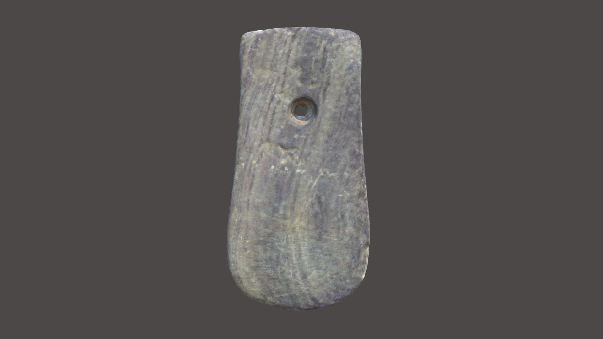 FR047, Middle Woodland, keeled gorget