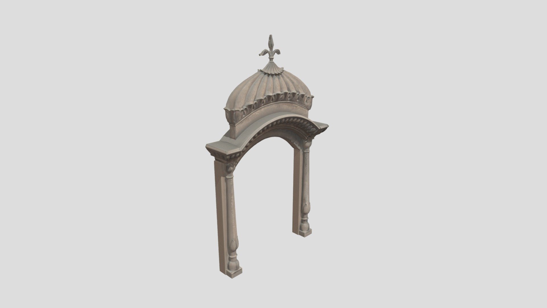 Decorative Window Frame - 3D scan Quixel
