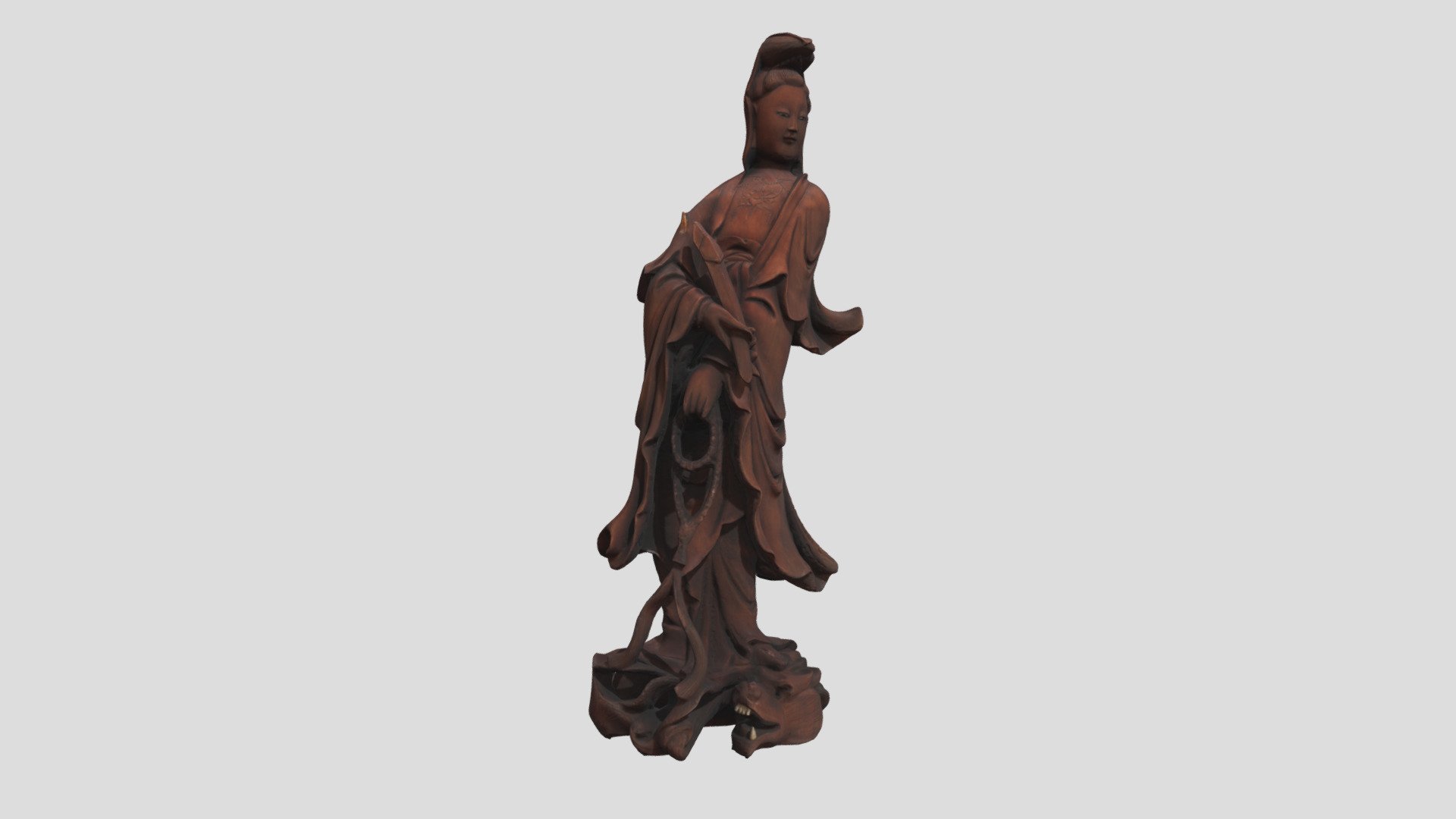 Chinese Wooden Figure #2