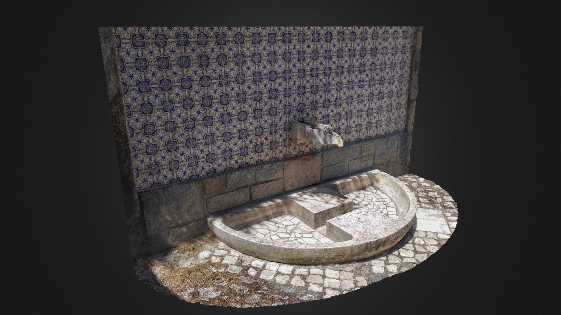 Tiled Fountain - Round #1 Entry