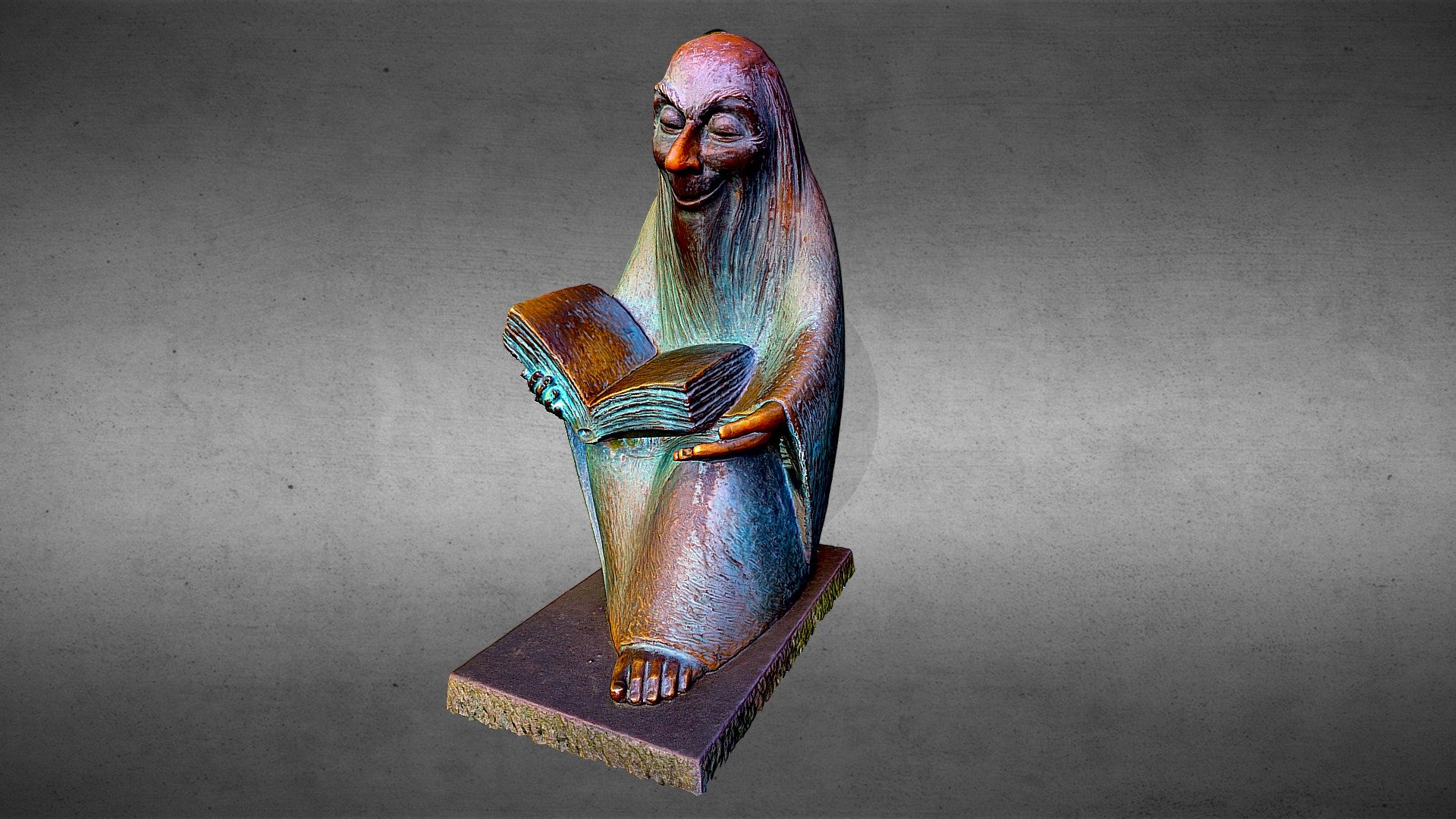 German Storyteller Statue