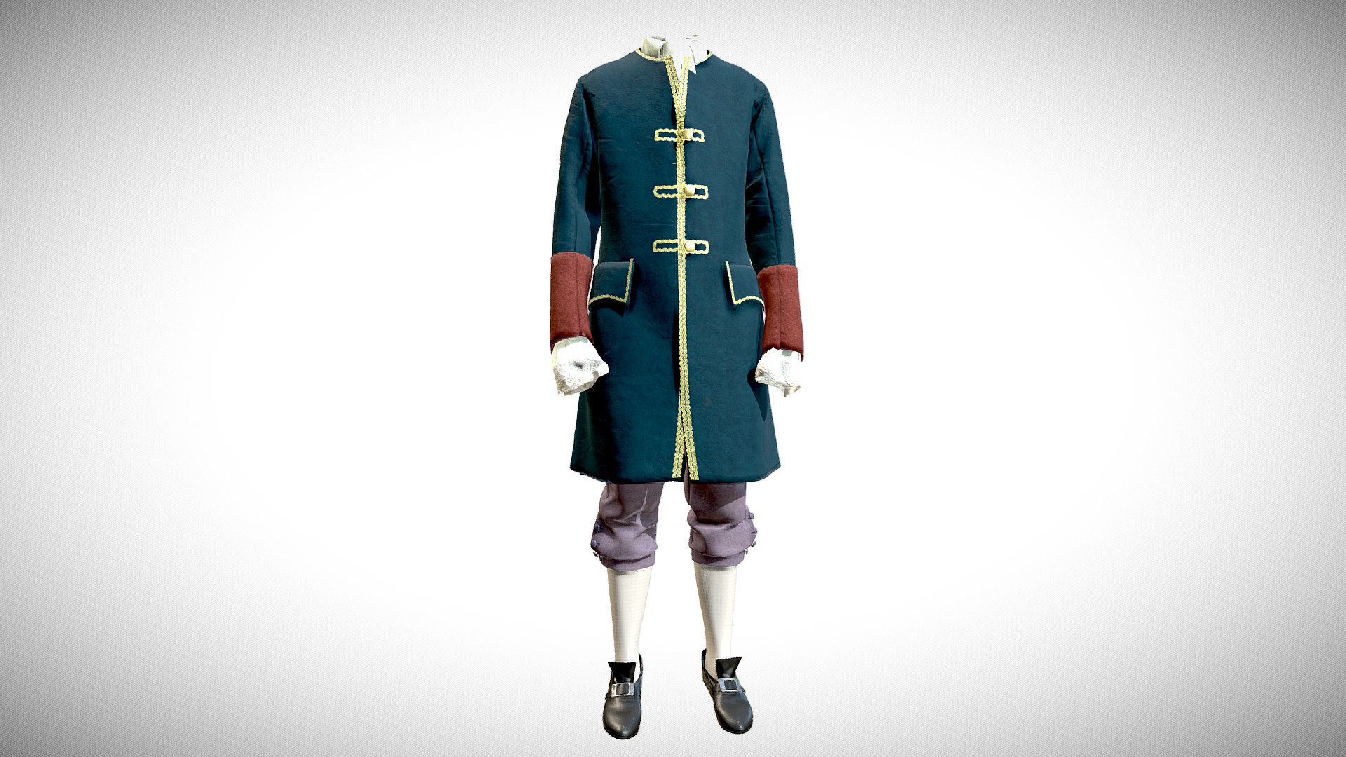 Man's #3 costume from a historical engraving