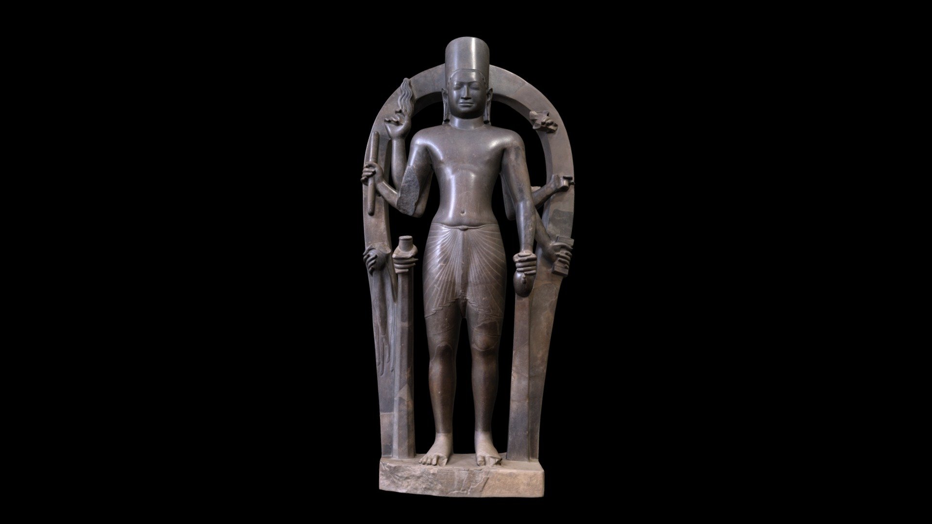 Ka.1639 Vishnu with Eight Arms
