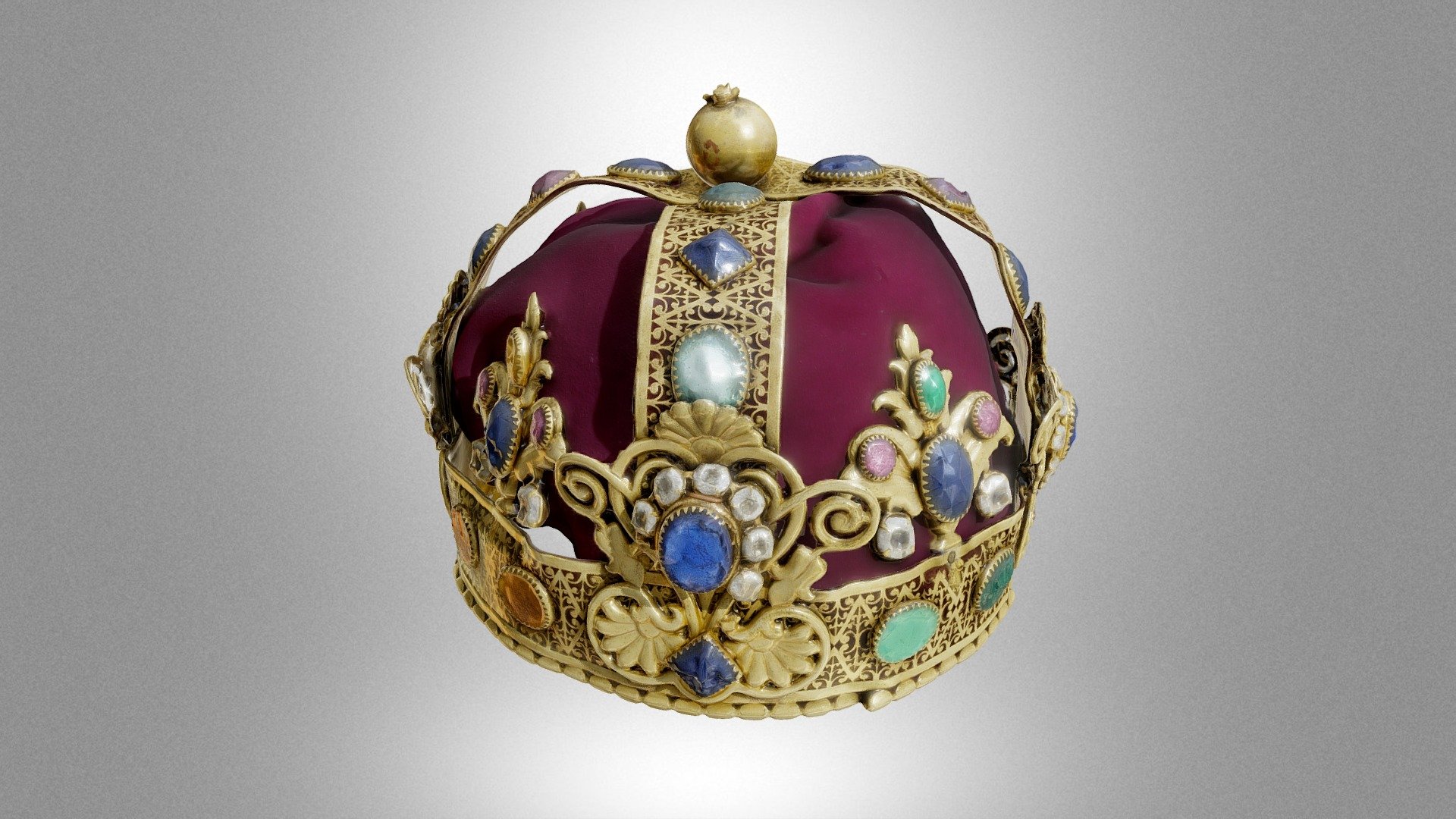 A royal crown – a prop