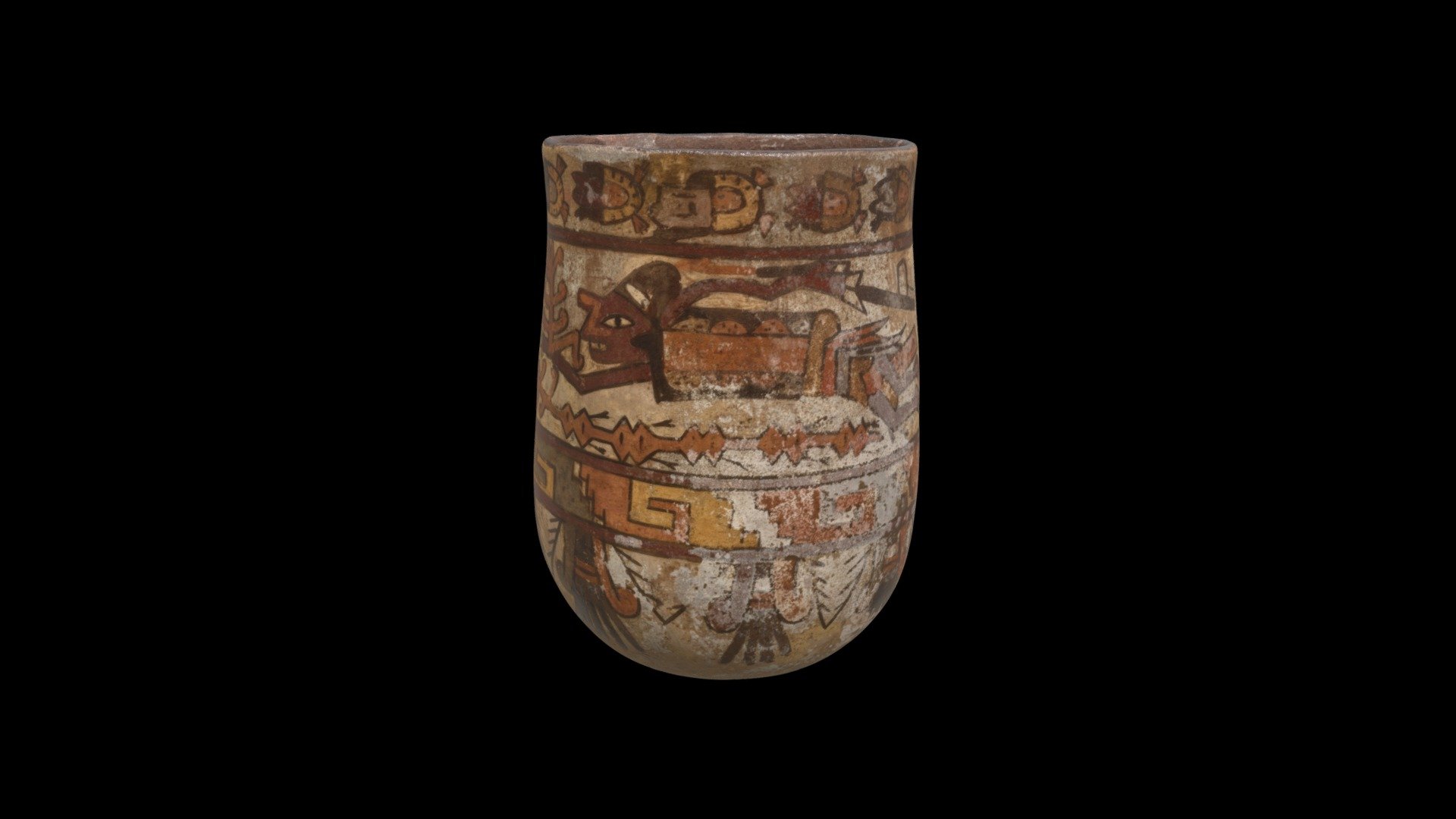 1930.728 Vase with Trophy-heads and Warriors