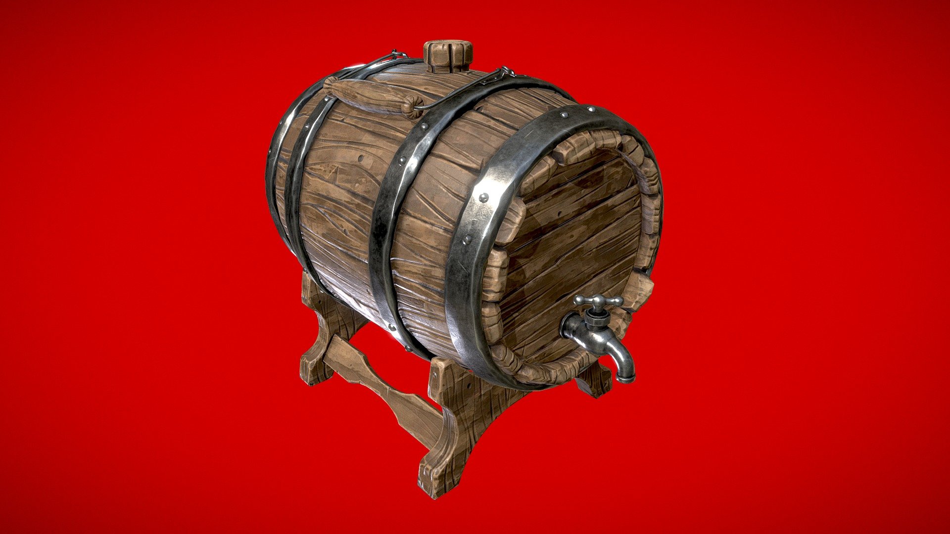 Wooden barrel