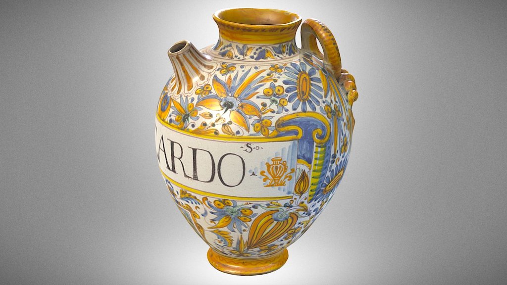 Apothecary vessel for blessed thistle water