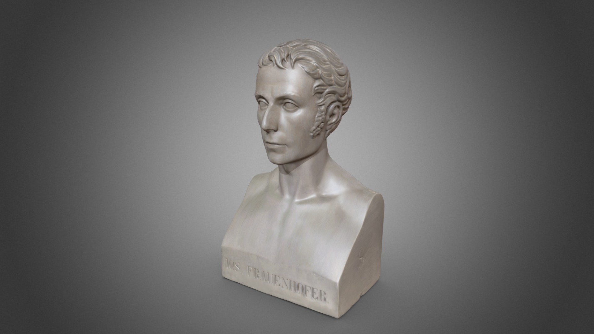 Gipsbueste: Joseph von Fraunhofer